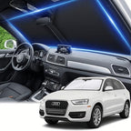Windshield Sun Shade for Audi Q3 2013-2018 Sunshade Front Window Shade Custom Fit Q3 Accessories Sun Visor Foldable Shade Blocks UV Rays Accessories by AuyNeas
