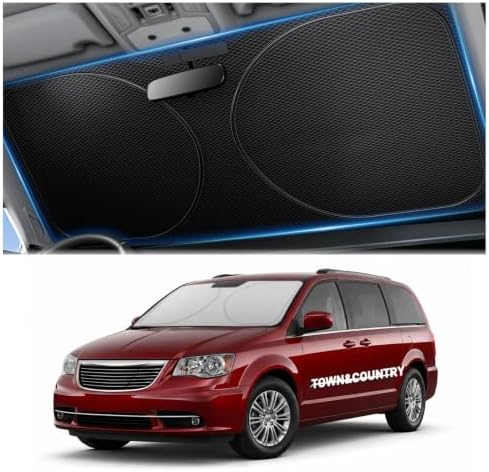 Zanch Windshield Sun Shade for Chrysler Town & Country 2000-2016 by Zanch