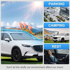 Windshield Sun Shade Sunshade for Mazda CX9 CX-9 2016-2026 - Image 6