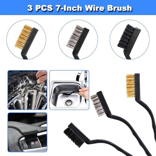 17pcs Car Detailing Kit Interior Cleaner, Car Interior Cleaning Kit with Handheld Car Vacuum, Car Detailing Brushes, Windshield Cleaning Tool, Car Cleaning Supplies, Car Accessories for Men, Women - Image 7