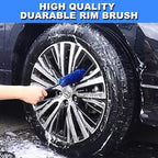 10Pcs Wheel Brush Kit for Cleaning Wheel and Tire, Wheel and Rim Brush, Car Detailing Brushes, Tire Brush, Bendable & Durable Car Wheel Rim Cleaner Brush Set,Car Cleaning Brush Supplies Kit - Image 6