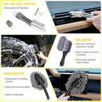 Nilight 27PCS Car Detailing Kit for Interior Exterior Car Care, Yellow - Image 4
