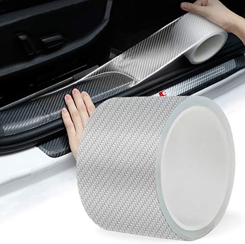Storystore Car Door Edge Guards, 2.7In x 33Ft Door Sill Guard Protector, Anti-Scratch Adhesive Tape, Automotive Anti-Collision Strip for Car Door Edge/Front and Rear Bumper/Door Sill Protector | Trim-to-fit Carbon Fiber Protective Strip for Door Edges,... by Storystore