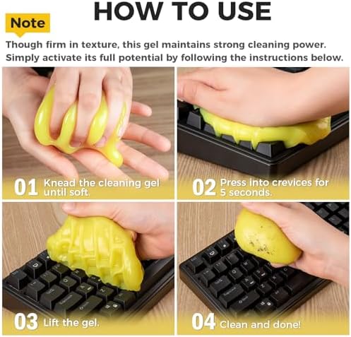 ASFSKY Car Cleaning Gel Cleaning Putty Universal Cleaning Gel Grape - Image 4