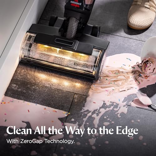 BISSELL CrossWave HydroScrub Plus Cordless Wet Dry Vacuum Mop, Floor Cleaner with Edge Cleaning & Headlights, 45-Minute Runtime, Multi-Surface, Hard Floor Sanitize, & Clean Out Formula Included, 4275E - Image 4
