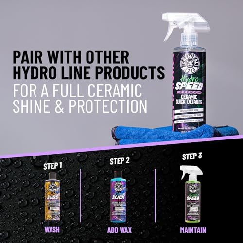 Chemical Guys, HydroSpeed Ceramic Quick Detailer Spray, Slick Gloss, 16 oz - Image 6