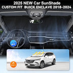 Custom fit for 2018-2024 2025 Buick Enclave Windshield Sunshade Sun Visor - Image 4
