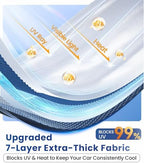 Zanch Windshield Sun Shade for Nissan Sentra 2000-2025 - Image 3