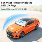 Windshield Sun Shade for Lexus RC/LC 2015-2026 Sunshade - Image 2