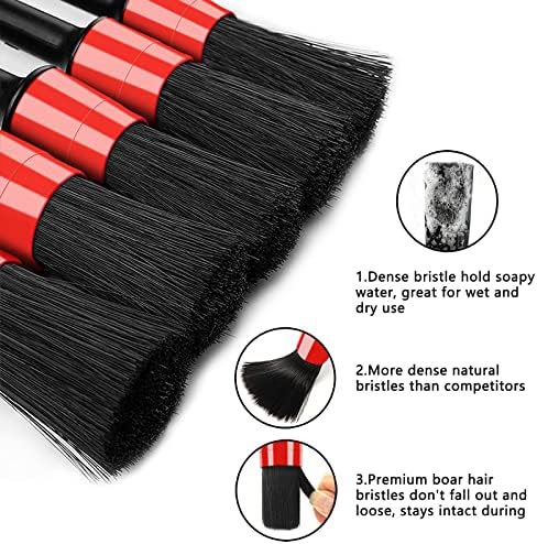 HMPLL 10pcs Auto Car Detailing Brush Set Car Interior Cleaning Kit - Image 2