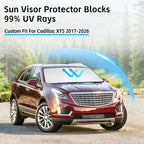 Windshield Sun Shade for Cadillac XT5 2017-2026 Sunshade - Image 2