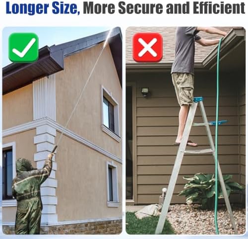 M MINGLE Pressure Washer Extension Wand - 120" Upgrade Power Washer Lance - Image 5