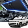 Windshield Sun Shade for Hyundai Santa Fe 2024 2025 2026 Sunshade Front Window Shade Custom Fit Santa Fe Accessories Sun Visor Foldable Shade Blocks UV Rays Accessories by AuyNeas