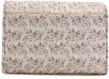 Diaper Caddy Organizer,Cute Floral Nursery Storage Basket,Soft Portable Changing Table Car Caddy Organizer Gift (Floral B) - Image 5