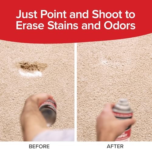 Bull Shot Carpet Spot & Stain Remover, AS SEEN ON TV, Made In USA, Just Point & Spray, Stain-Lifting Foam-Action, Pet Stains & Odors, Coffee, Soda, Wine, Stains, 2 Pack - Image 4