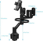 4-in-1 Car Expander with Dual Cup Holder, Phone Holder, 360 Adjustable Base, All Purpose Organizer for Snack Bottles, Drinks - Image 7