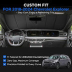 MAIKER Windshield Sunshade Compatible with Chevrolet Equinox 2018-2024 - Image 2