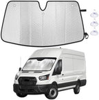 EcoNour Foldable Sun Shade Fit for Ford Transit 2015-2024 2025 2026 by EcoNour