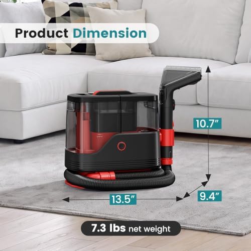 OLIXIS Carpet Cleaner Machine Upholstery Couch Cleaner Solution Portable - Image 2
