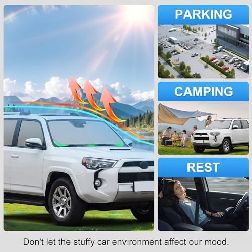 Custom Fit Windshield Sun Shade for Toyota 4Runner 2010-2026 - Image 6