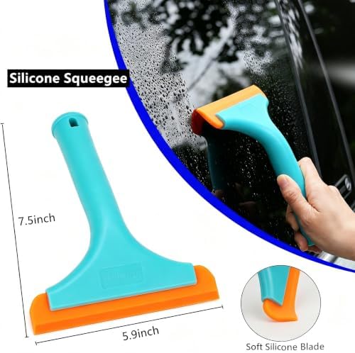 Umaki Window Tint Application Kit Vinyl Wrap Tools with Heat Gun, 4inch Squeegee, Car Film Knife & 10 Blades, Spray Bottle, Rubber Squeegee - Image 5