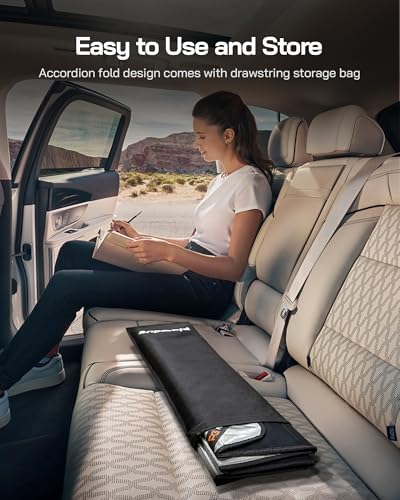 Pigenius Windshield Sun Shade for Toyota Tacoma 2018-2023 Without GoPro Mounted. Full Coverage Rearview Mirror Shade for Ultimate Protection - Image 6