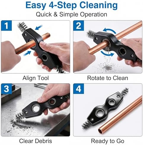 2 PCS Car Terminal Cleaner Spray, 4-in-1 Terminal Post Cleaner Brush with Steel Wire, Cleaning Tool for Terminals and Connectors, Universal for Most Cars, Trucks, SUVs (Black) - Image 6