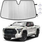 EcoNour Foldable Sun Shade Fit for Toyota Tundra 2022-2024 2025 2026 by EcoNour