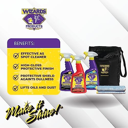 Wizards Automotive Quick Kit - 5-Piece Car & Motorcycle Detail Set - Image 3