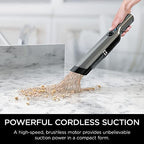Shark WV201 WANDVAC Handheld Vacuum, Lightweight at 1.4 Pounds with Powerful Suction, Charging Dock, Single Touch Empty and Detachable Dust Cup,Graphite, Slate - Image 3