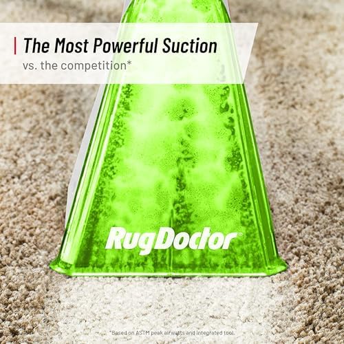 Rug Doctor Pet Portable Spot Cleaner with the Most Powerful Suction Item Highlight: Dual-Action Pet Tool Picks Up Pet Hair and Removes Stains and Odors, Wheels and Retractable Handle Makes Maneuvering Easy - Image 2