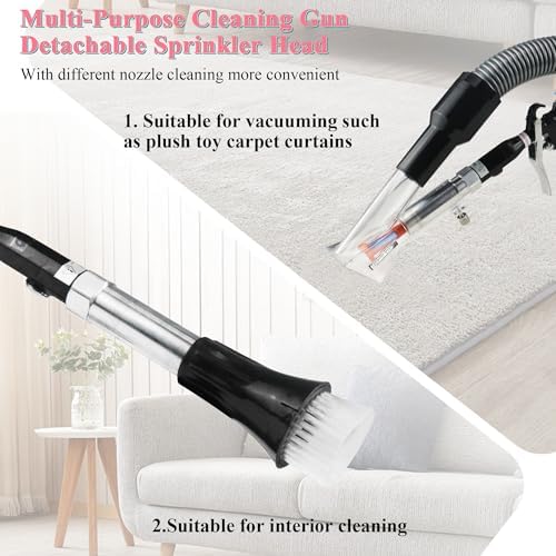 2in1 Car Cleaning Gun Detailing Dry Air Blow Gun & Vacunm Gun for Car - Image 6