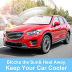 TINGLU Sun Shade for Mazda CX-5 CX5 2013-2016 Accessories Windshield Sun Shade Window Shade UV Rays Protection Sun Visor Cover with Steering Wheel Sunshade Storage Bag - Image 5