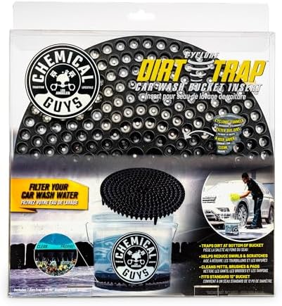 Chemical Guys, Cyclone Dirt Trap Car Wash Bucket Insert, 12 inch, Black by ChemicalGuys