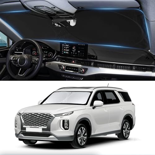 Sunshade for Hyundai Palisade 2020-2024 2025 2026 Car Sun Shade Windshield by INSAUTO