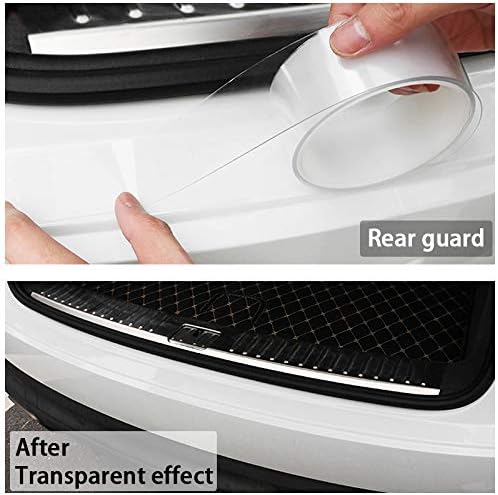 Storystore Car Door Edge Guard, 2.7 in x 33 Ft Clear Door Edge Protector | Self-Adhesive Protective Strip for Door Edges, Door Sills, Bumpers, Scratch and Chip Protection - Image 5