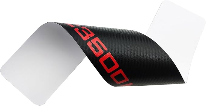 4 Pcs Carbon Fiber Car Door Sill Scuff Plate Auto Door Entry Guard Scratch Shield for GMC Sierra 3500HD Chevrolet Silverado 3500 HDAuto Accessories (Red, 3500HD) - Image 5