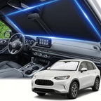 Windshield Sun Shade for Honda HR-V 2023 2024 2025 2026 Front Window Shade Custom Fit HRV Accessories Sun Visor Foldable Shade Blocks UV Rays Summer Must Have Car Accessories by AuyNeas