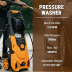 HoldwellS 2026 New P*ressure Washer 5000 Max PSI, w/Hose Reel & 33FT Hose - Image 2