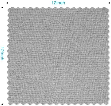 Orighty Microfiber Cleaning Cloth Bulk, 50 Pack Shop Towels 12x12 in, Grey - Image 4