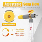 Tool Daily Mini Foam Cannon for Pressure Washer, Dual Connector - Image 5