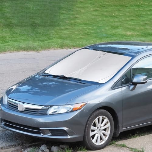 Windshield Sunshade for 2012 2013 2014 2015 Honda Civic Sun Visor by INSAUTO