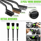 30pcs Car Cleaning Kit, Car Interior Detailing Kit with High Power Handheld Vacuum, Detailing Brush Set, Windshield Cleaner, Cleaning Gel, Complete Auto Accessories for Men, Women - Image 5