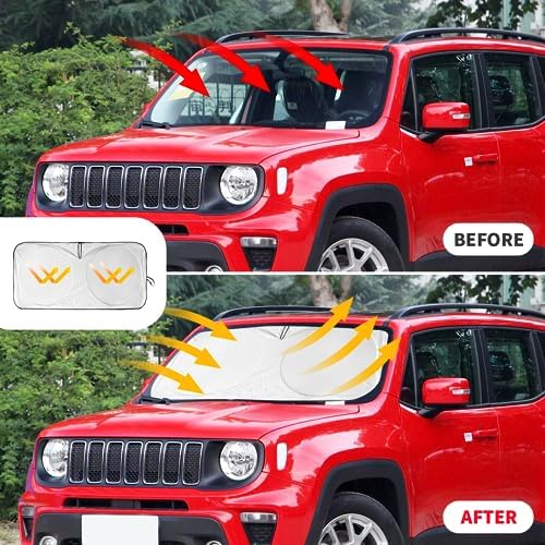 Sunshade for Jeep Compass 2017-2025 2026 Windshield Sun Shade - Image 5