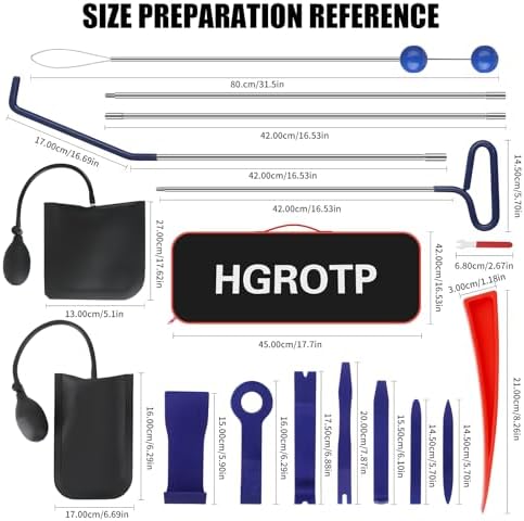 17PCS Stainless Steel Repair Tools，Emergency Tool Kit with Carry Bag - Image 2