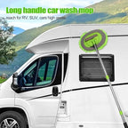 HITJOY 62'' Car Wash Brush with Long Handle, 3Pcs Car Wash Kits - Image 4