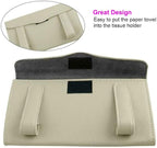 Carstuus Beige Car Tissue Holder for Sun Visor, Universal Fit All Vehicles | Hanging Tissue Box, Easy Refill, Includes Paper Napkins, Easy-Access, Universal Car Accessory for Men Women, Car Must Haves - Image 6