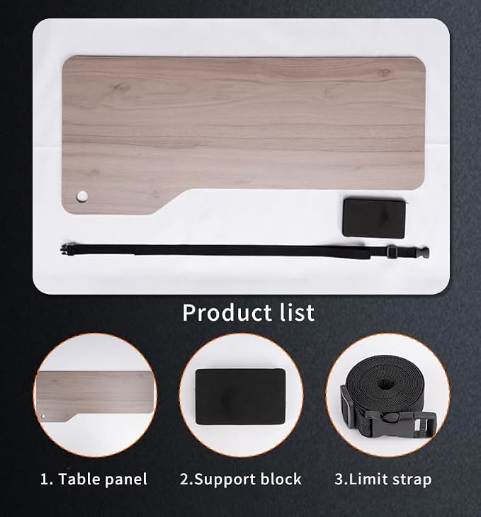 Larger Car Tray Desk for Laptop,Rear-Row Legless Tray Table for Dining, Working, Relaxing,Car Travel Essentials for Long Trips with Family - Image 9