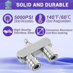 Dual Pressure Washer Tips, 1/4 Inch Quick Connect, 5000 PSI - Image 5