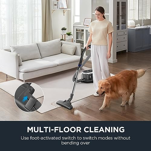 Eureka Bagless Canister Vacuum Cleaner, Vacuum for Hardwood Floor, Carpet - Image 6